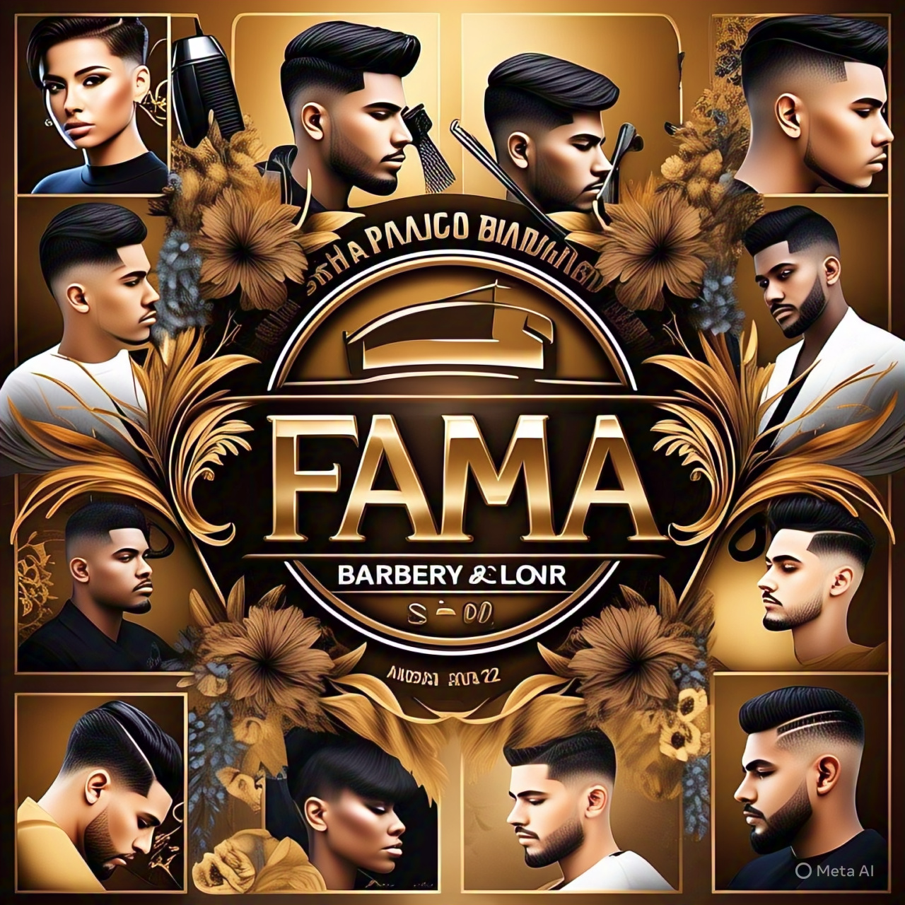 Inside Fama Barber Shop
